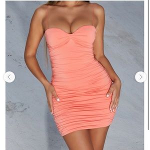 Sweet Thing Ruched Bodycon Strappy Mini Dress
